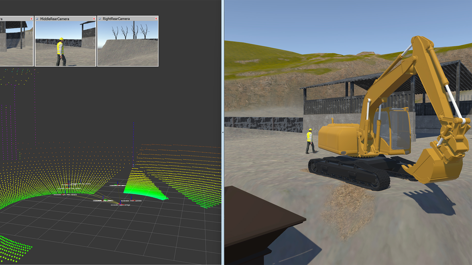 Excavator sensor and HMI development by Mevea.