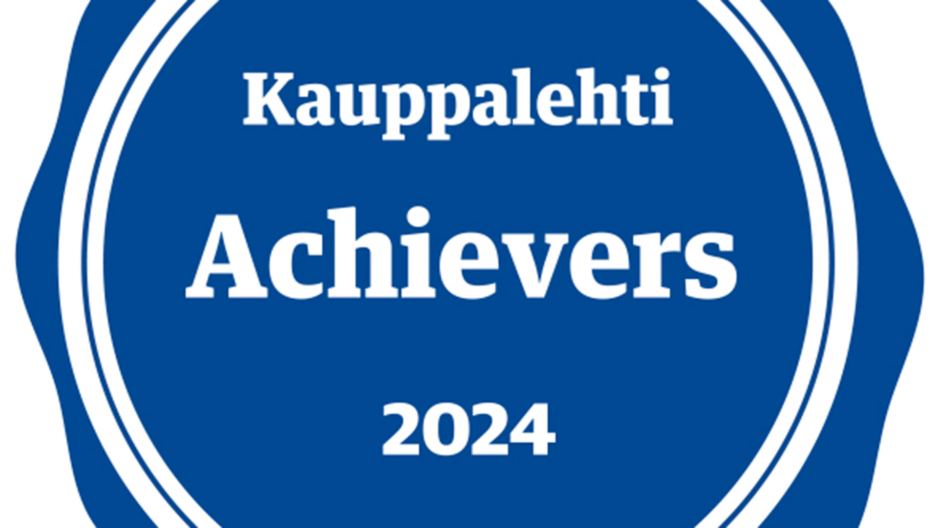 Image of the Achievers 2024 certificate badge.