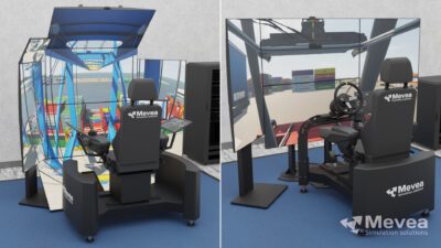 Mevea Pro Crane & Pro Mobile Simulator Platforms.