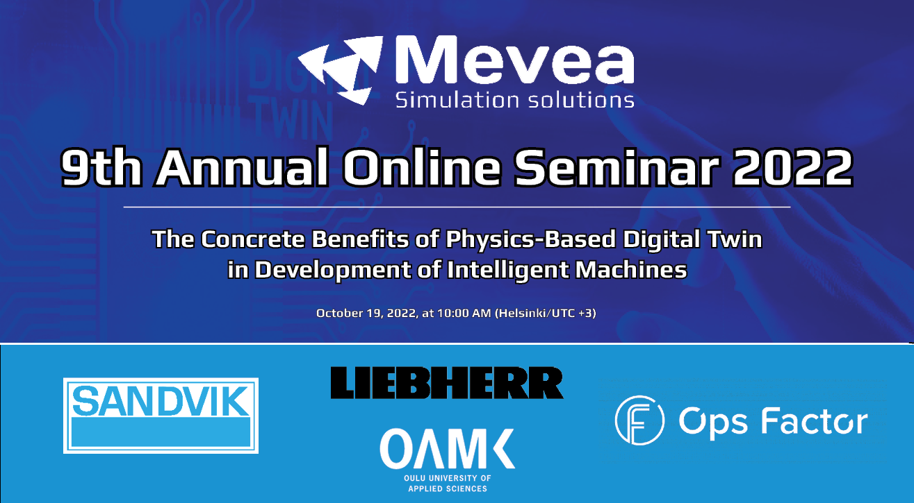 Promotional image of Mevea Seminar 2022.