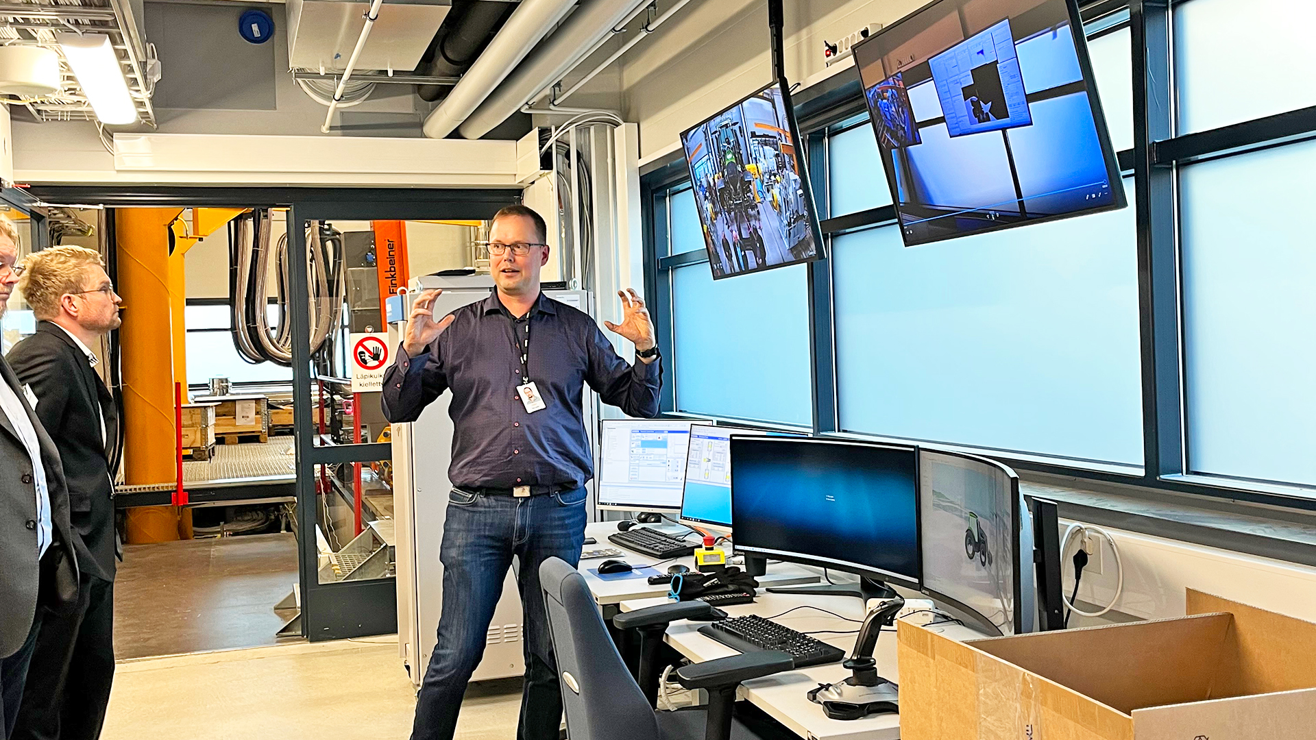 NUVE-LAB opening ceremony at the Linnanmaa campus.