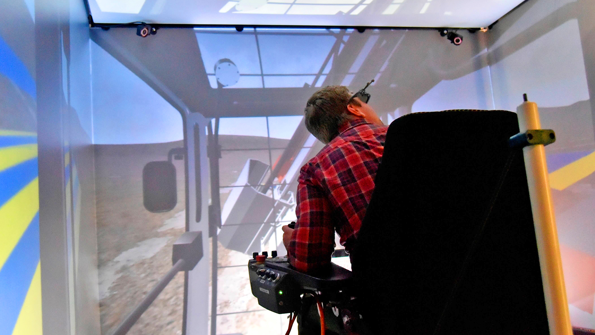 Sandvik simulator in action provided by Mevea.