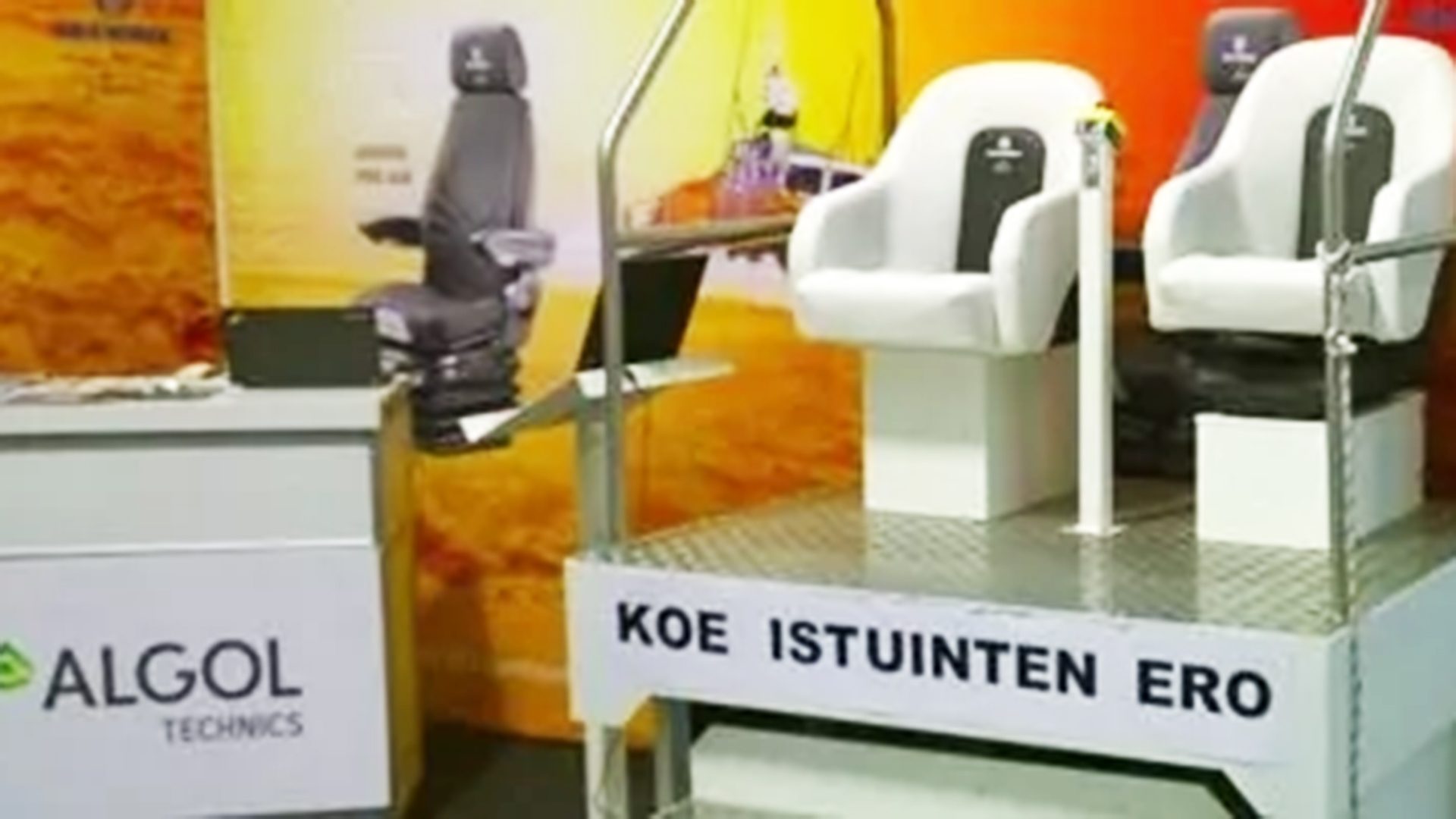 Algol Technics presented Grammer Avento boat seats with unique Mevea build simulator at Helsinki International Boat Show from 6th to 15th of February.